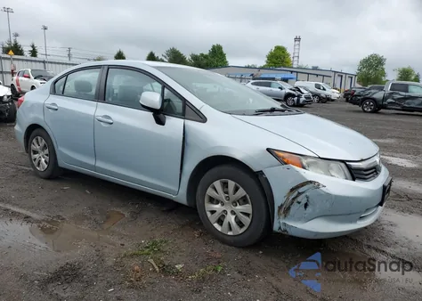 2012 Honda Civic Lx from USA, damaged, VIN 19XFB2F59CE354808